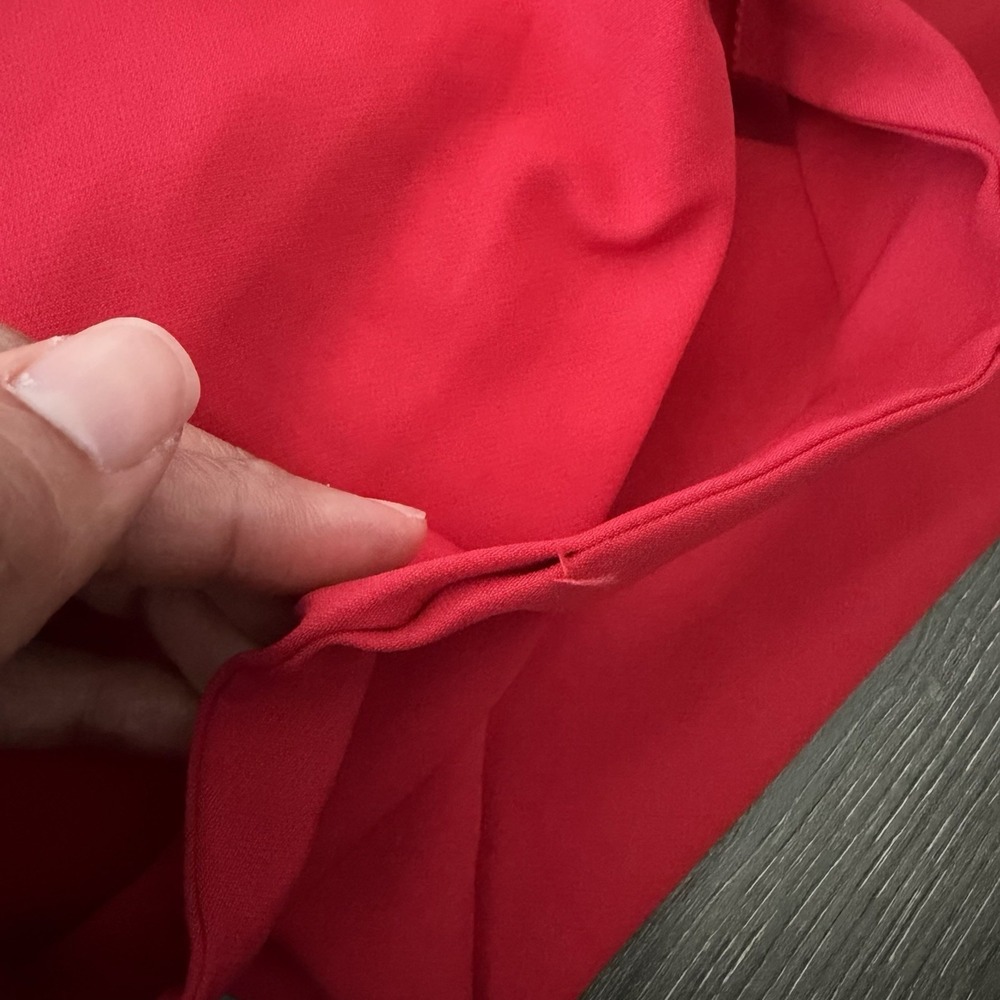 Lane Bryant NWT Red Wide Leg Belted Jumpsuit Sz 22  Evening Office Wedding Party - Picture 9 of 10